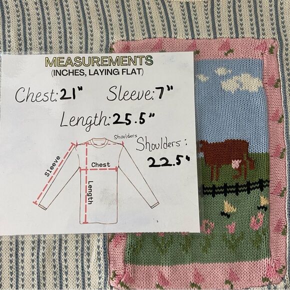 Susan Bristol Striped Sweater with Pastel Accents - Picture 4 of 12